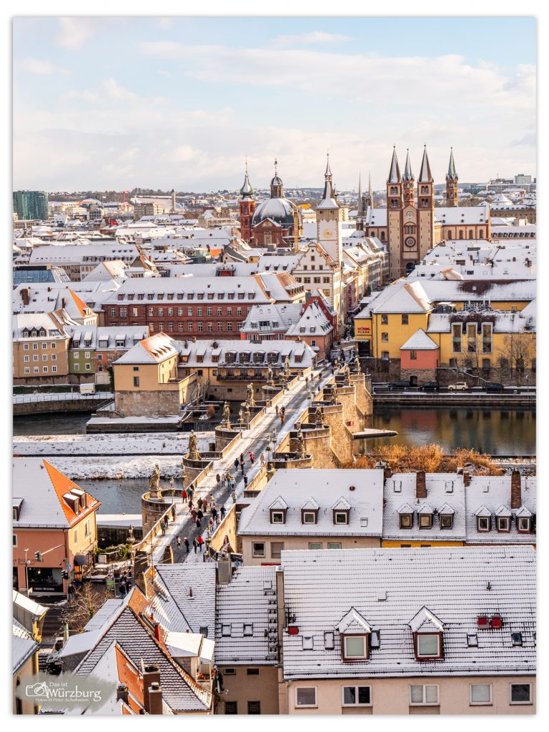 Das ist Würzburg - Erster Schnee in Würzburg 2026